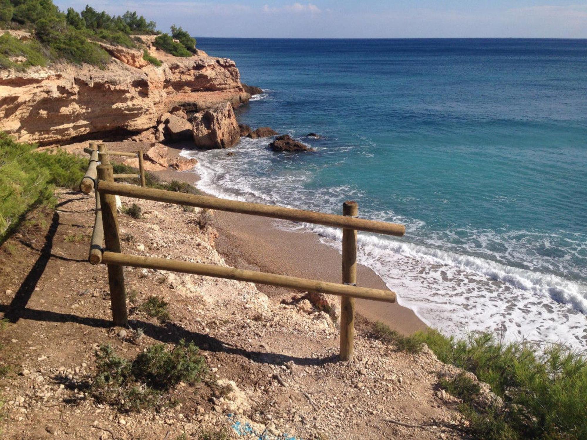 Ferienwohnung Encantador Apartamento Gaviotas Cerca De La Playa Calafat Exterior foto